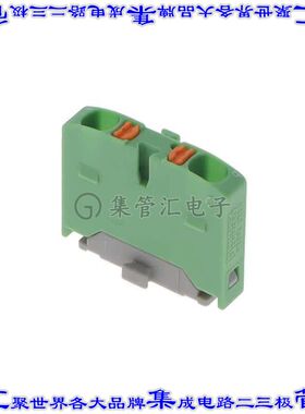 1045932 接线板专用连接器2POS中等4.2mm绿色