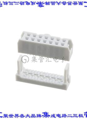 AWP 14-7240-T 矩形连接器14POS插口2排2.54mm母插口灰色IDC镀金