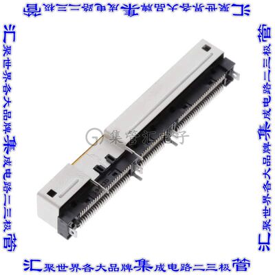 2369833-1 卡边缘连接器168POS母头2排0.6mm黑色镀金