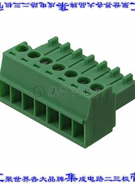 1840418 端子块连接器7POS插头母插口3.5mm绿色自由悬挂