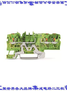 2202-1707 端子块连接器3POS接地地面5.2mm绿色黄色12-22AWG