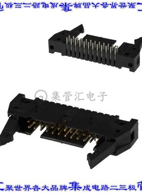 5499786-5 针座连接器24POS接头2排2.54mm公形插针通孔直角镀金