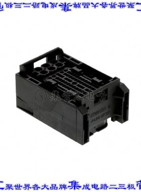 9-1563172-9 矩形连接器外壳58POS插座4排母形插口黑色自由悬挂