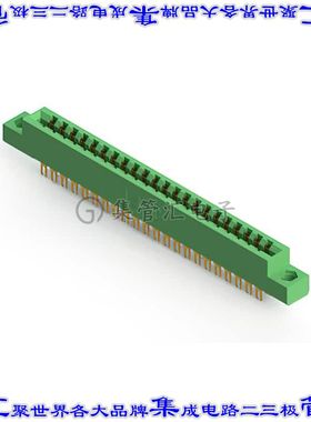 305-044-500-204 卡边缘连接器44POS母头2排3.96mm绿色镀金
