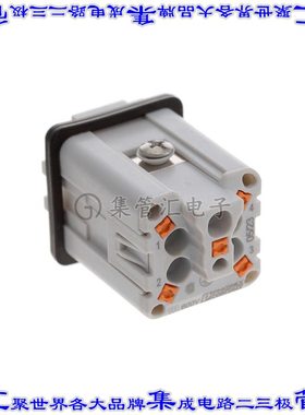 1585278 连接器4+接地插件公头按进式