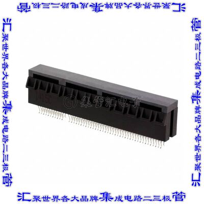 GWE49DHRN-T941 卡边缘连接器98POS母头2排1mm黑色镀金