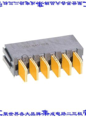 464379206 0464379206背板连接器6POS插头公型片状插脚5.5mm通孔