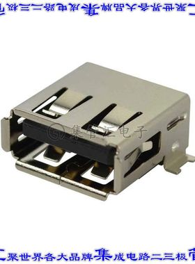 UJ2-AH-4-SMT-TR 连接器USB-A插座4POS USB 2.0表面贴装