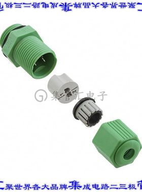 1670293 圆形连接器2POS面板直通式焊接片锡面板安装