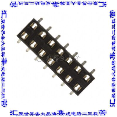 91596-114LF 针座连接器14POS插座2排2mm母形插口表贴SMD镀金