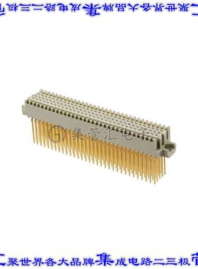 1-148445-5 背板连接器160POS插座母插口5排2.54mm通孔灰色