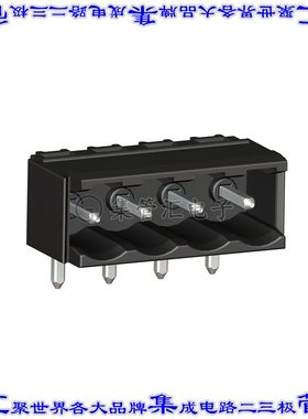 121-M-211/06 端子块连接器6POS接头公引脚带罩5.08mm灰色90DEG通