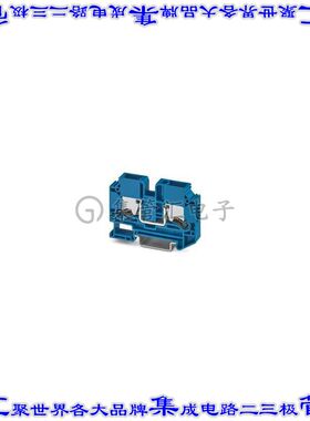 1329549 端子块连接器2POS馈通式10.2mm蓝色6-12AWG