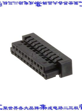 FI-W21S 矩形连接器外壳21POS插头2排1.25mm母形插口黑色自由悬挂