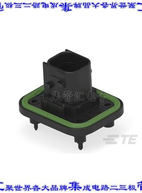 1-2377477-1 针座连接器6POS接头2排6mm公形插针通孔银