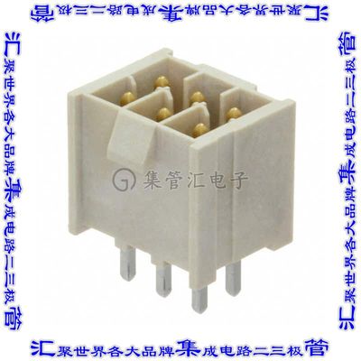 IPL1-103-01-L-D-K 针座连接器6POS接头2排2.54mm公形插针通孔直