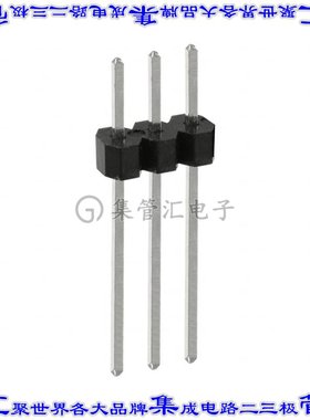 PEC03SAFN 针座连接器3POS分离式2.54mm公形插针通孔直针锡