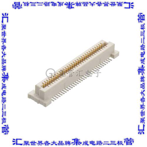 M58-2800642R 板对板连接器60POS插座外罩触点2排0.8mm表贴SMD镀