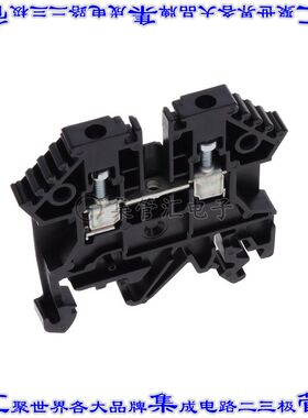 1296.4 端子块连接器2POS馈通式5.0mm黑色12-22AWG