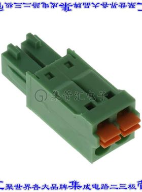 KD0210500000G 端子块连接器2POS插头母插口3.5mm绿色自由悬挂