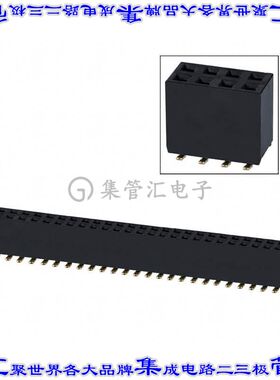 NPPC252KFMS-RC 针座连接器50POS插座2排2.54mm母形插口表贴SMD镀