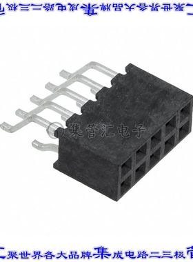 M22-6550542R 针座连接器10POS插座2排2mm叉状表贴SMD镀金