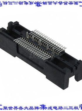 2-5767004-2 板对板连接器38POS插座中央带触点2排0.64mm表贴SMD