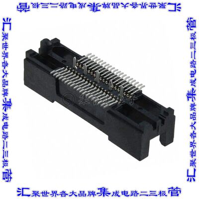 2-5767004-2 板对板连接器38POS插座中央带触点2排0.64mm表贴SMD