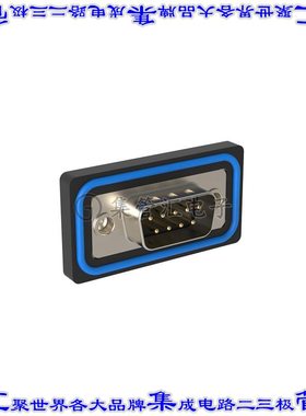 L17ED09P10 连接器9POS插头公引脚2排D-Sub面板安装通孔