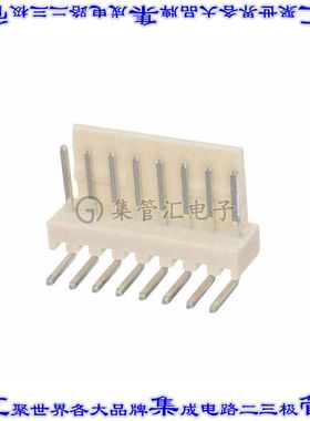 LHA-08-TRA 针座连接器8POS接头2.54mm公形插针通孔直角锡