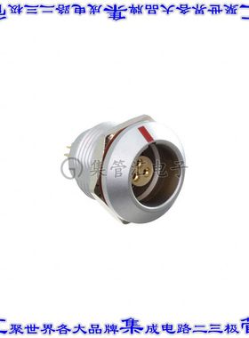 FLKB-03EGFS-GCP-001 圆形连接器3POS插座母插口焊杯镀金面板安装
