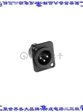AC3MMDZB-AU 圆形连接器3POS插座公形引脚焊杯镀金面板安装
