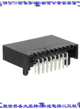 69913-104LF 针座连接器8POS接头2.54mm公形插针通孔直角镀金