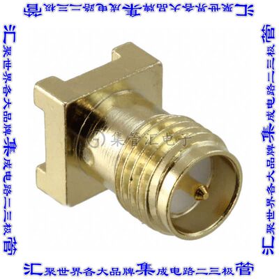 CONREVSMA001-SMD-G 同轴连接器RP-SMA插座公插针焊接50欧姆表面