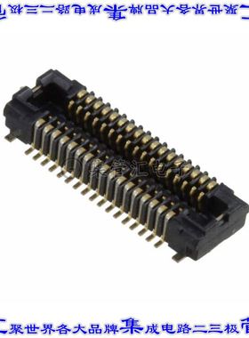 AXT334124 板对板连接器34POS插口外罩触点2排0.4mm表贴SMD镀金