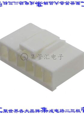 510670600 0510670600矩形连接器外壳6POS插座3.5mm母形插口天然