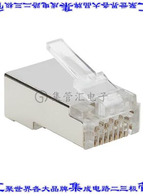 N232-100-FTP 接插件连接器CAT6 RJ45 PASS-THR FTP MOD 100PK