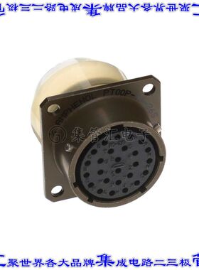 PT00P-16-26S 圆形连接器26POS插座母插口焊杯镀金面板安装