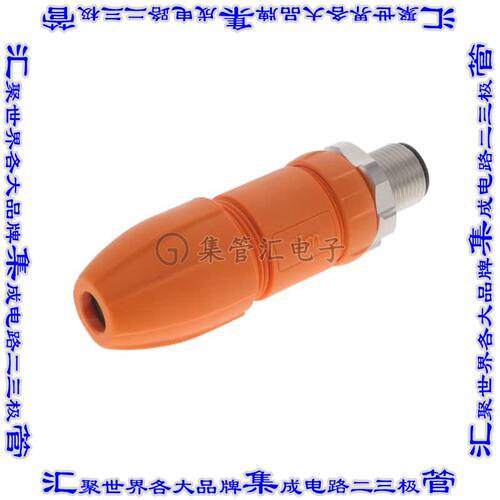 EVC816 圆形连接器5POS插座公形引脚螺钉镀金自由悬挂