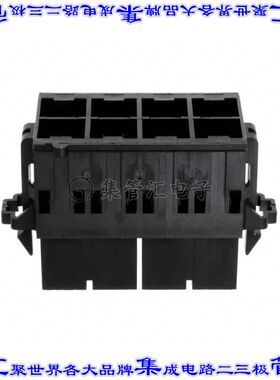 439141102 0439141102矩形连接器外壳8POS插座2排1mm母形插口黑色