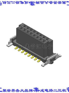 CBEC225-0879B001C1AF 针座连接器16POS插座2排1.27mm母形插口表