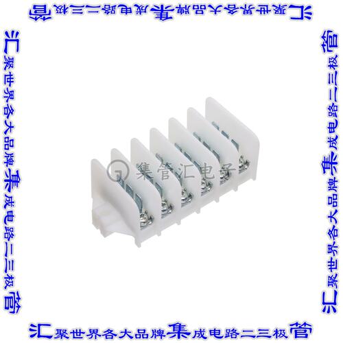 308-PA/06-401 端子块连接器6电路隔板接线座11mm螺钉