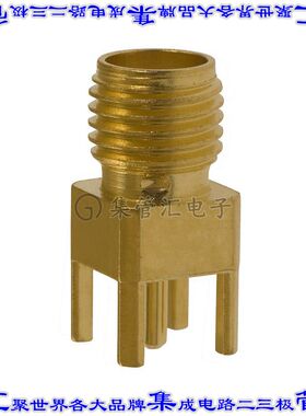 221789-1 同轴连接器SMA插孔母形插口焊接50欧姆通孔
