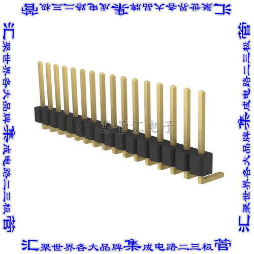 PRPC016SGAN-M71RC 针座连接器16POS分离式2.54mm公形插针通孔直