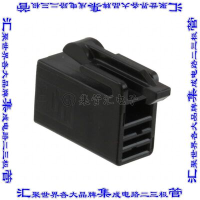 1-2058299-1 接插件连接器CONN HSNG RCPT&BLADE 2POS BLACK