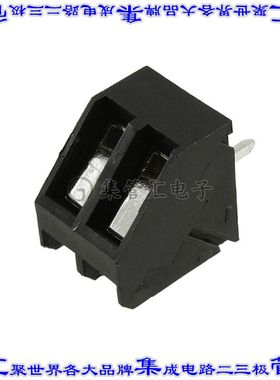 OSTTG025100B 线对板连接器2POS接线端子5.08mm通孔成角度