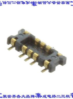 AXG206144A 板对板连接器6POS接头外罩触点2排0.35mm表贴SMD镀金