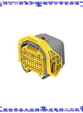 2366494-2 矩形连接器外壳48POS插头6排公形引脚灰色自由悬挂