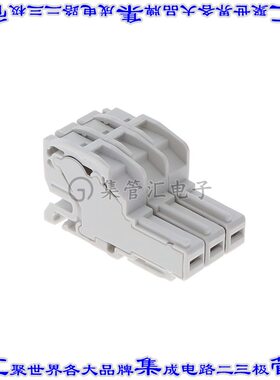 1SNK806716R0000 端子块连接器3POS插头母插口灰色自由悬挂