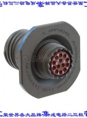 D38999/24WB35SNLC 圆形连接器13POS插座外壳用于母插口草绿色面